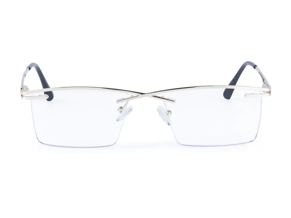 Rimless Rectangle Metal Frame