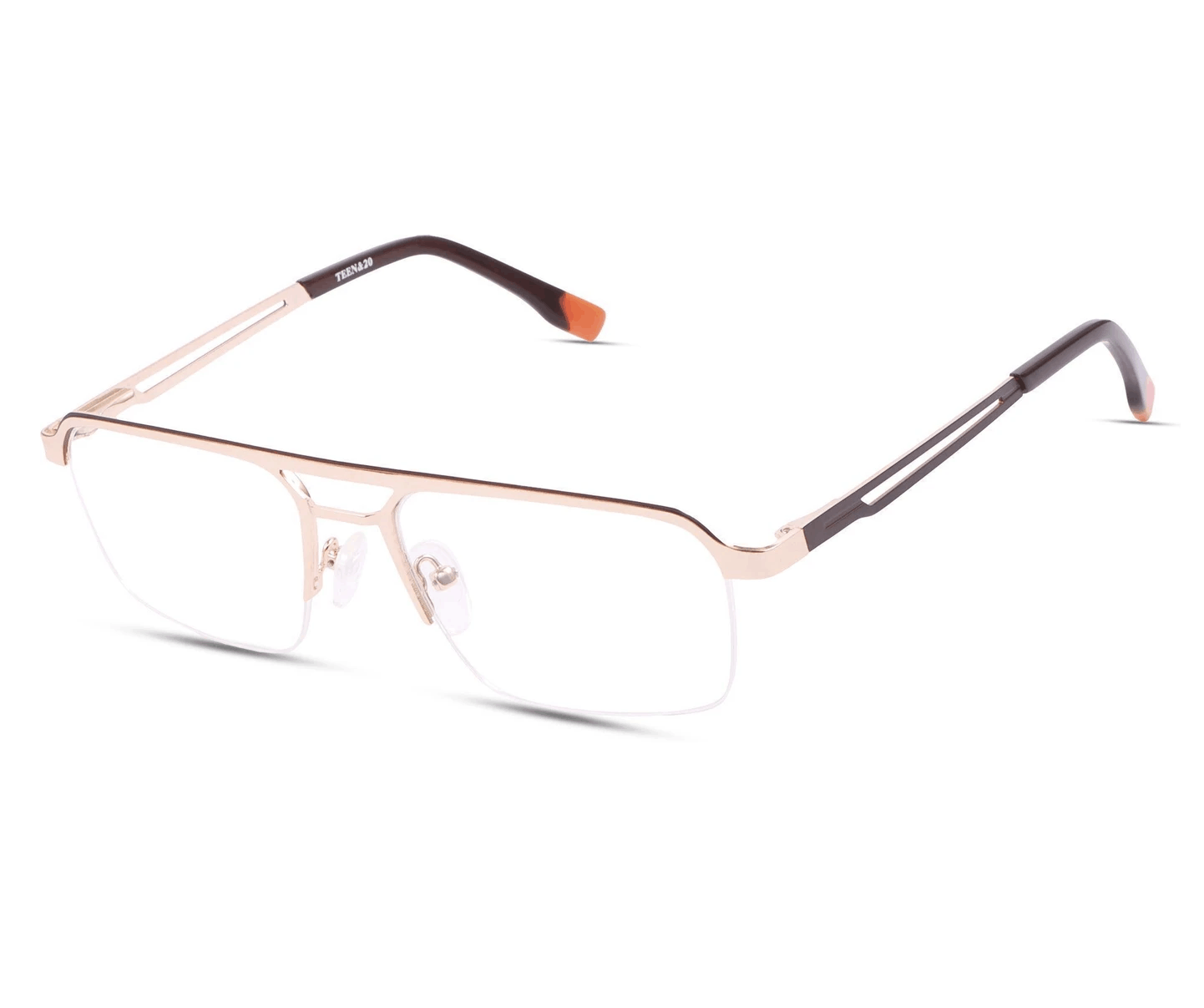 Half Rim Rectangle Metal Frame