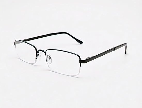 Half Rim Rectangle Metal Frame