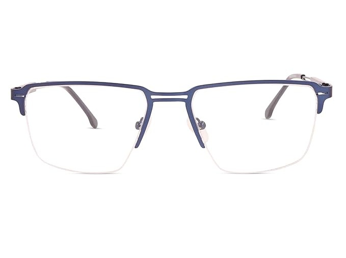 Half Rim Rectangle Metal Frame