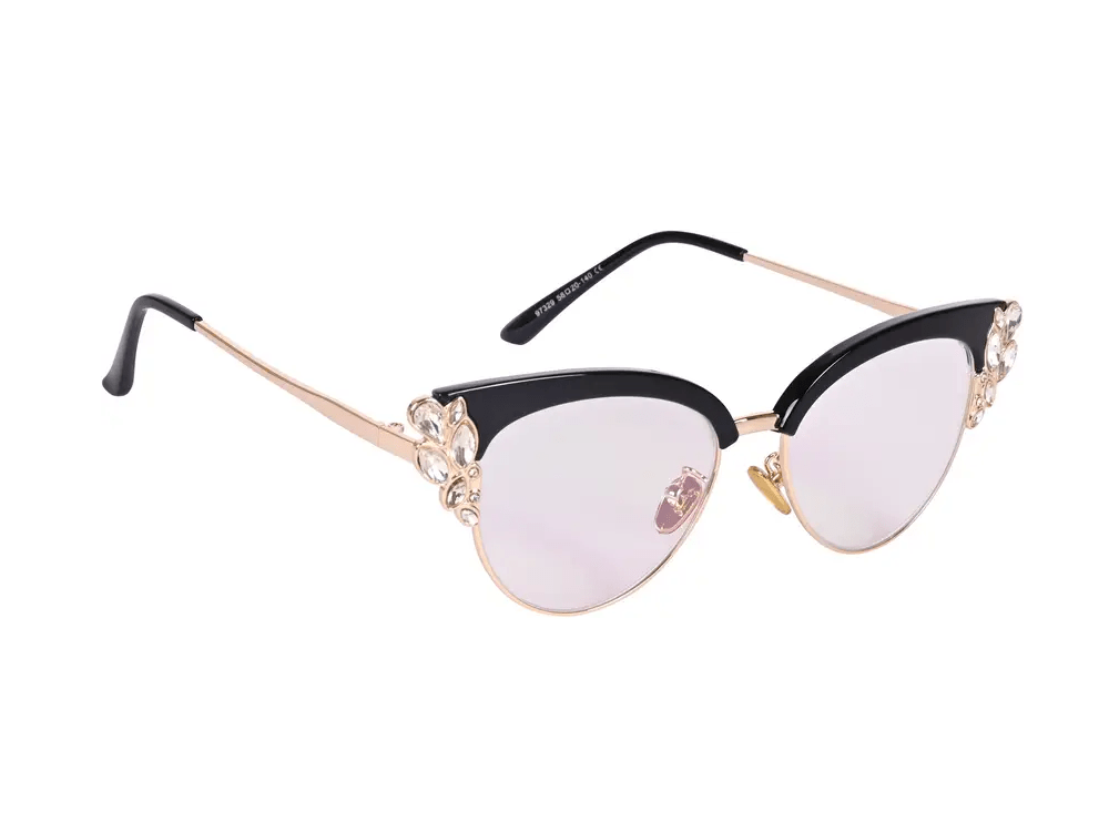 Jewel Cat Eye Frame