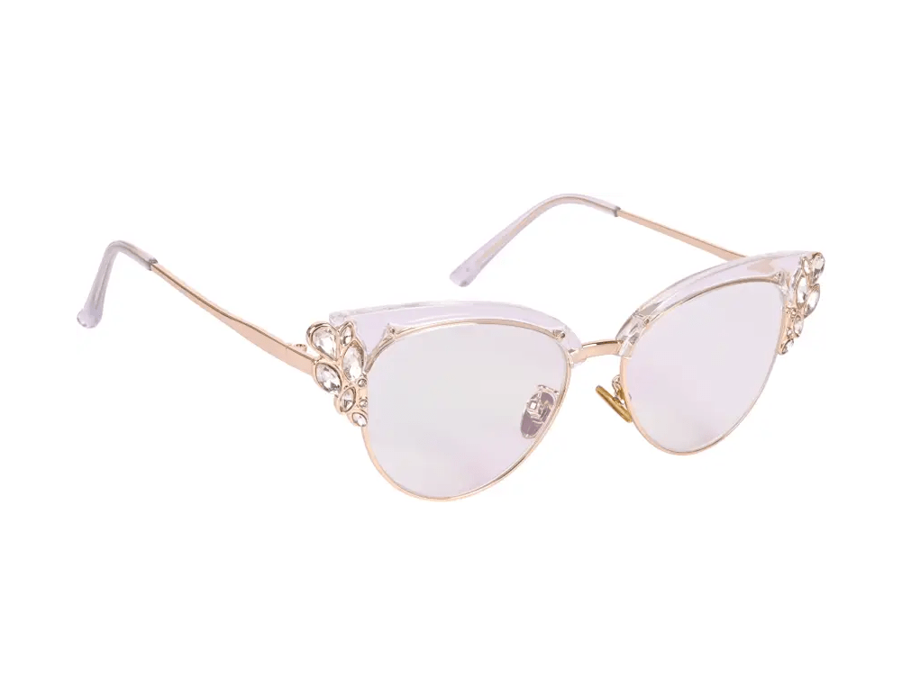 Jewel Cat Eye Frame