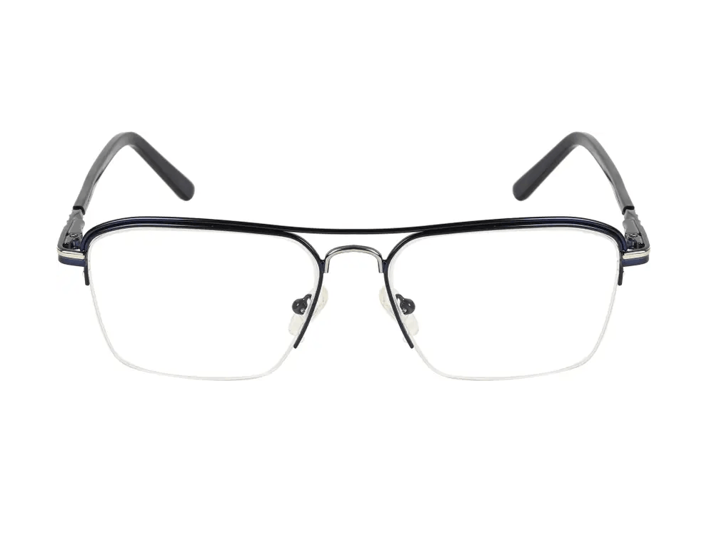 Half Rim Rectangle Metal Frame