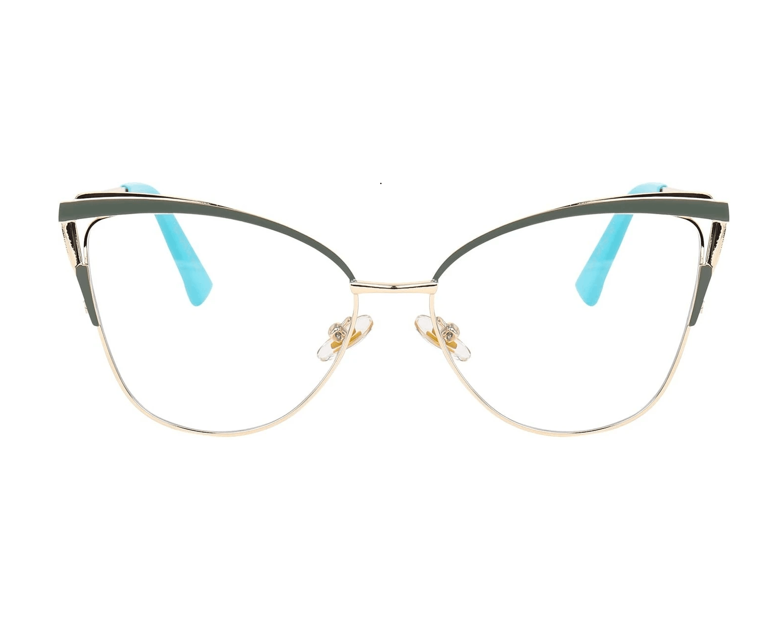 Full Rim Cat Eye Metal Frame