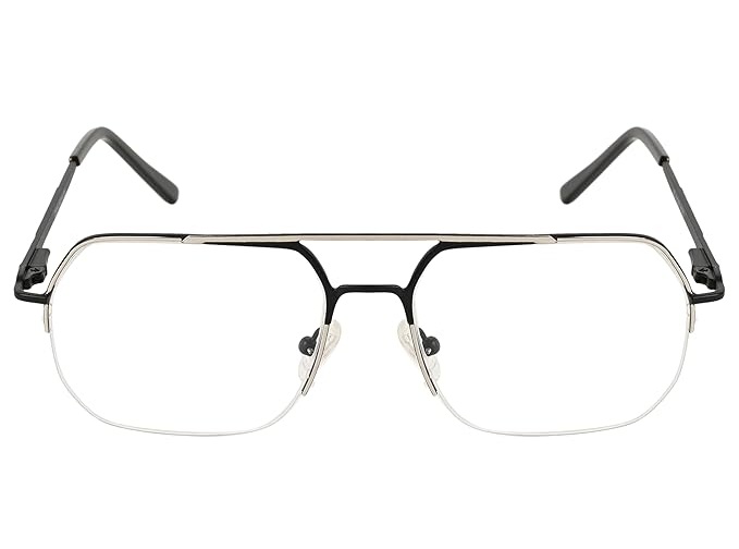Half Rim Aviator Metal Frame