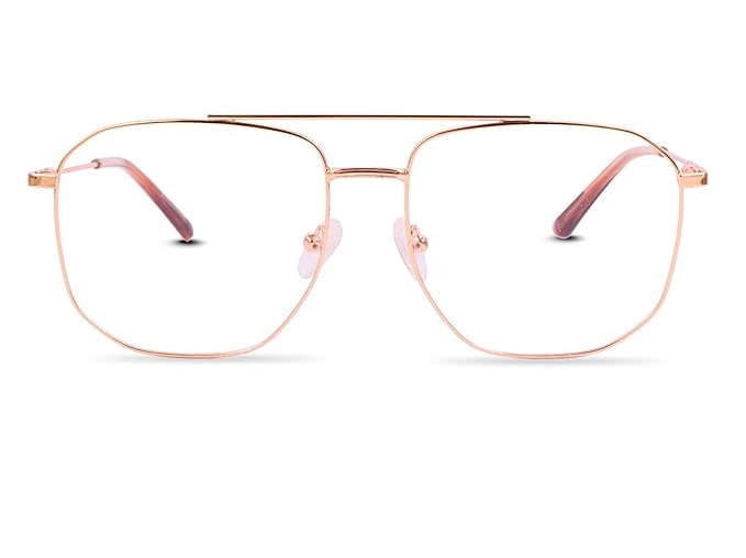 Full Rim Metal Geometric Frame