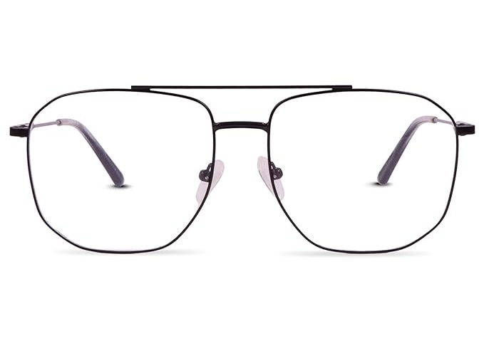 Full Rim Metal Geometric Frame