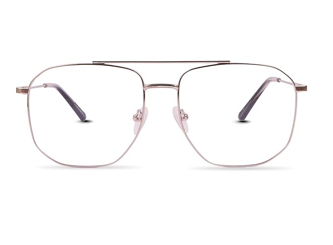 Full Rim Metal Geometric Frame