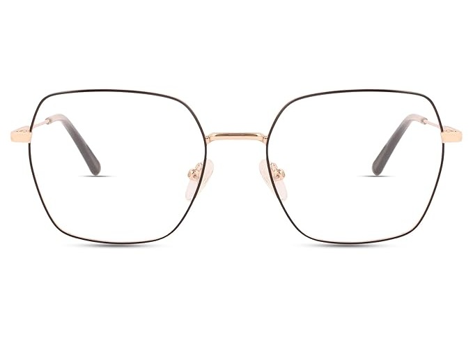 Full Rim Geometric Metal Frame