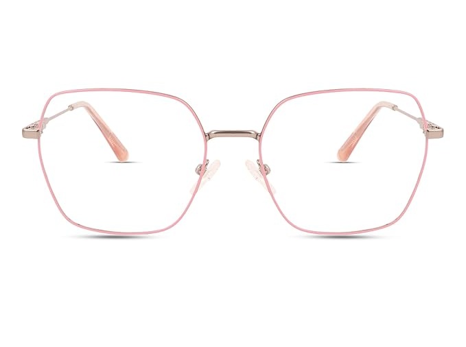 Full Rim Geometric Metal Frame