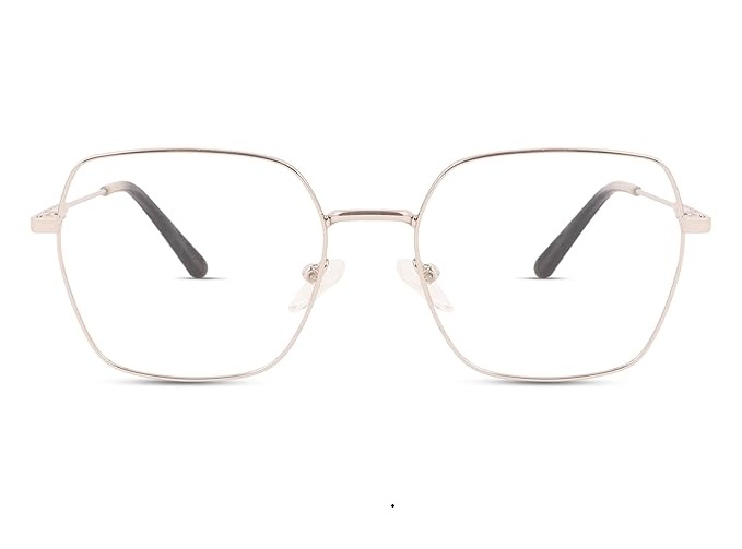 Full Rim Geometric Metal Frame