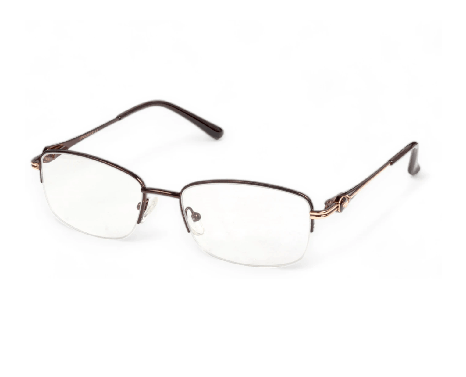 Half Rim Rectangle Metal Frame