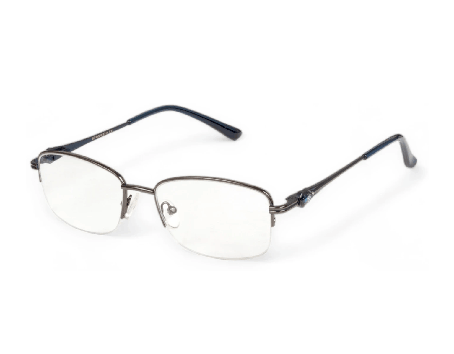 Half Rim Rectangle Metal Frame