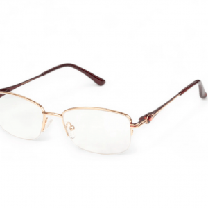Half Rim Rectangle Metal Frame