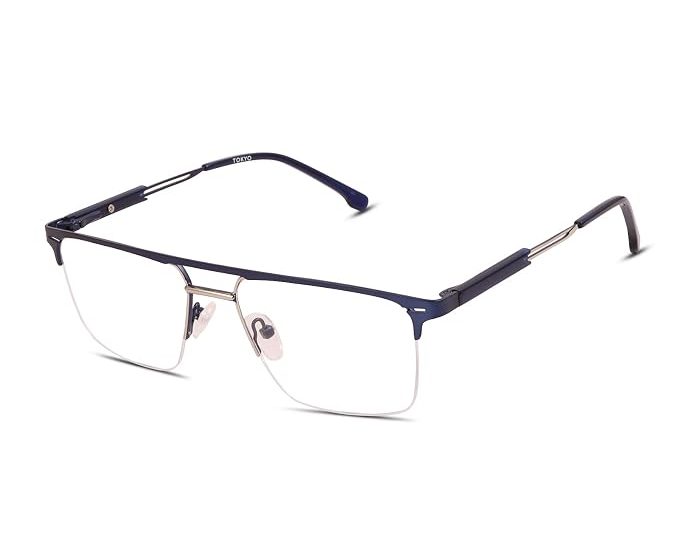 Half Rim Rectangle Metal Frame