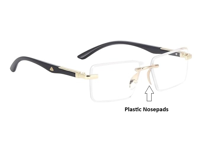 Rimless Rectangle Frame