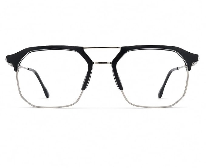 Half Rim Square Frame