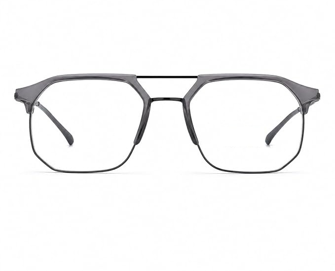 Half Rim Square Frame