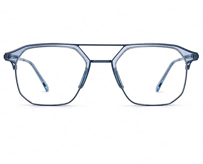 Half Rim Square Frame