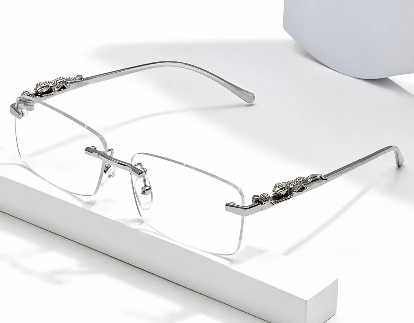 Rimless Rectangle Metal Frame
