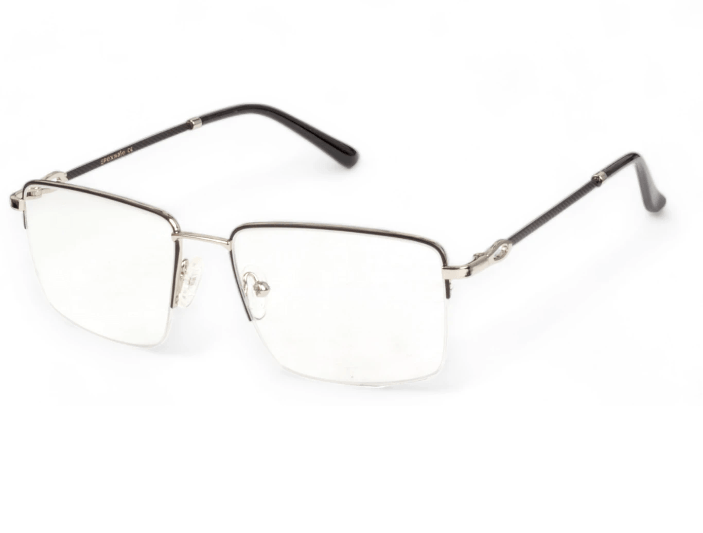 Half Rim Square Metal Frame