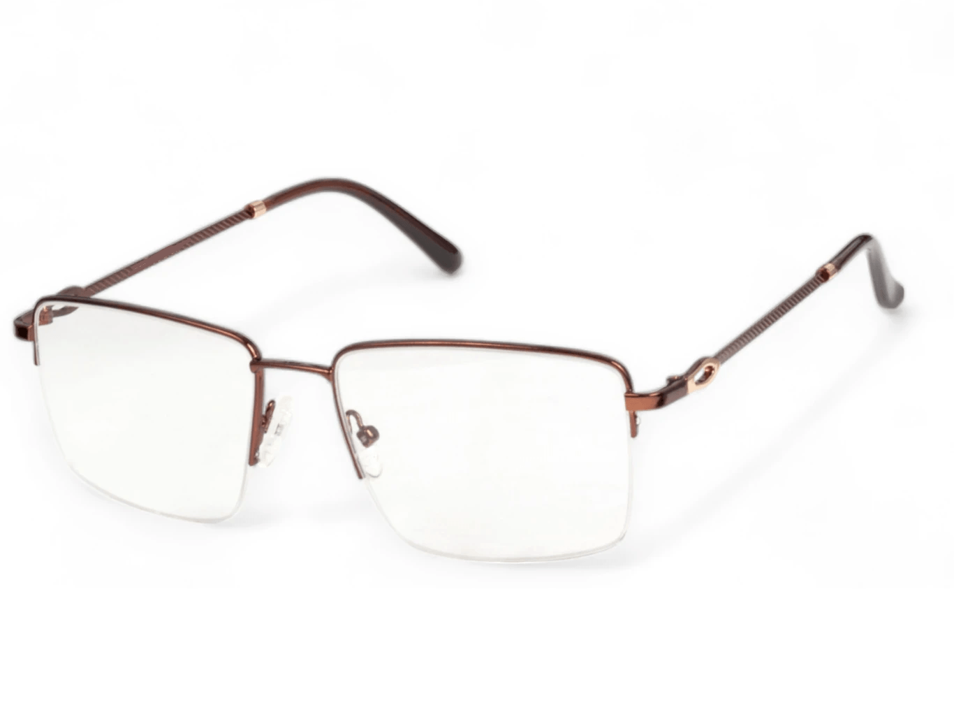 Half Rim Square Metal Frame