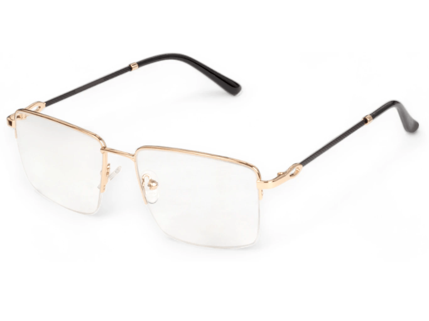 Half Rim Square Metal Frame
