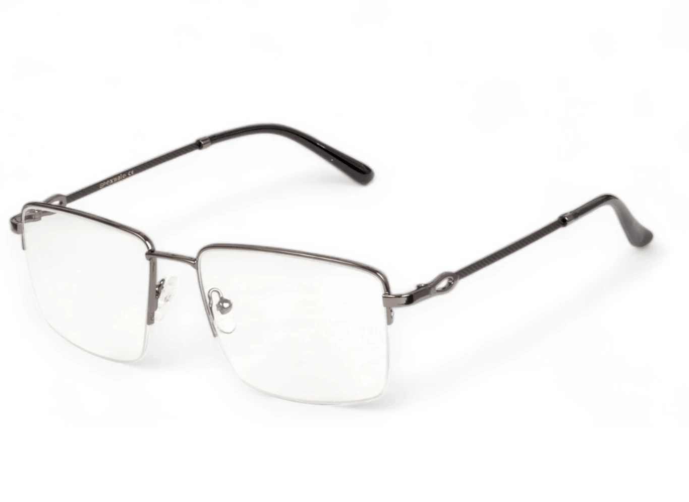 Half Rim Square Metal Frame